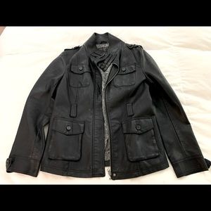 Metropark - Coated Leather Jacket